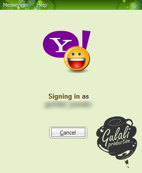 Change Yahoo! Messenger Login Animation | Gulali